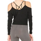 Women Shirt Eation Long Sleeve Crop Top Women Yoga Shirt Wholesale