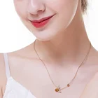 Citrine Cute Animal Guangzhou Wholesale Bee Citrine Peridot Stone Custom Necklace