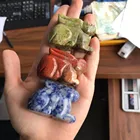 Unakite Natural Hand Carved Rabbit Unakite Stone Crystal Crystal Animal For Gift/Decoration