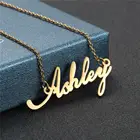 Personalized Silver 925 Necklace Custom DIY Design 925 Sterling Silver 18k Gold Plated Name Necklace Personalized