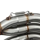 Exhaust System Motorcycle Full Exhaust System 4-1 Header Mid-pipe Slip-on Muffler For Kawasaki Z1000 2010-2018