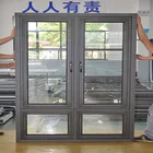 Windows Window Thermal Break Aluminum Windows German Profile Double Glazed Window For PVC Casement Windows