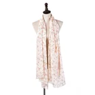 Scarf Pattern Ladies Hot Sale Long Scarf Women Birds Butterfly Pattern Ladies Scarf