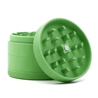 Grinder Matte Grey 2.5 Inches 4 Parts Aluminum Anodizd Herb Grinder