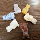 Stone Wholesale Natural Mixed Gemstone Cat Crystal Stone Animal For Gift Decoration