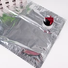 Foil Liquid Oil High Quality Aluminum Foil Valve Bag In Box For Liquid Wine Oil Water Juice Detergent With Tap Valve