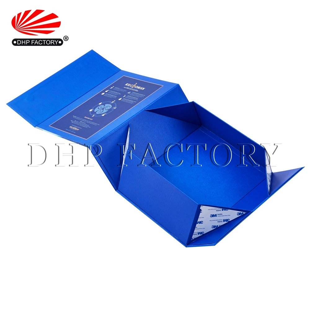pack rigid cardboard packaging gift foldable magnetic luxury box