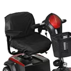 Seat Cover 210T Polyester Elasticated Waterproof Mobility Scooter / Electric Wheelchair Seat Cover Grey Black
