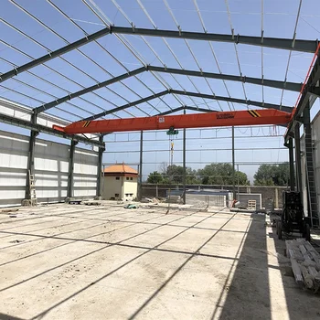 Pre-engineering steel structure building with high rise and long- span