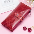 Clutch Bags Contact's Women Purses Long Zipper Genuine Leather Ladies Clutch Bags Card Holder Wallet