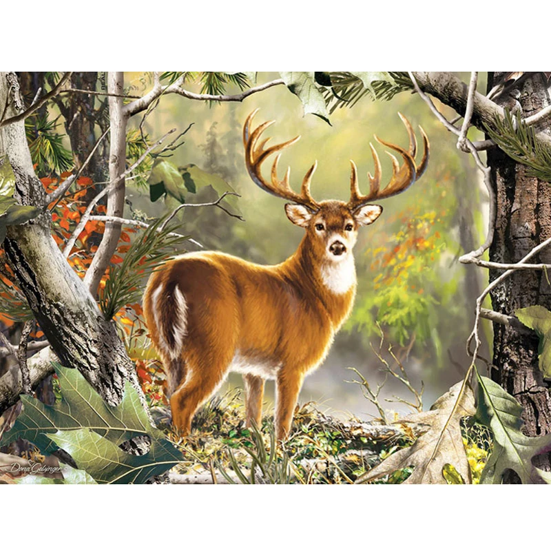 Winter Deer Diamond Painting 5D DIY Embroidery Wall Decoration Full Square Drill 