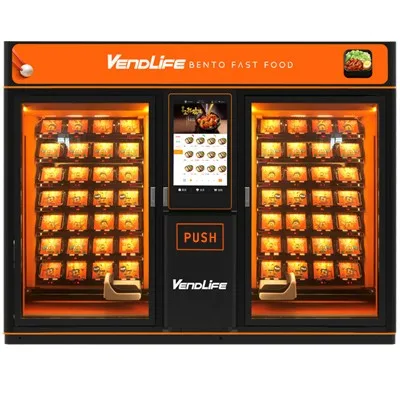 Double Cabinet 24 Hours Hot Food Self Service Smart Automatic Vending Machine For Sale Buy Automatic Vending Machine Meal Vending Machine Hot Food Vending Machines For Sale Product On Alibaba Com