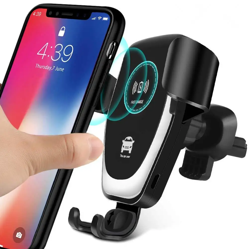 car phone holder wireless charger
