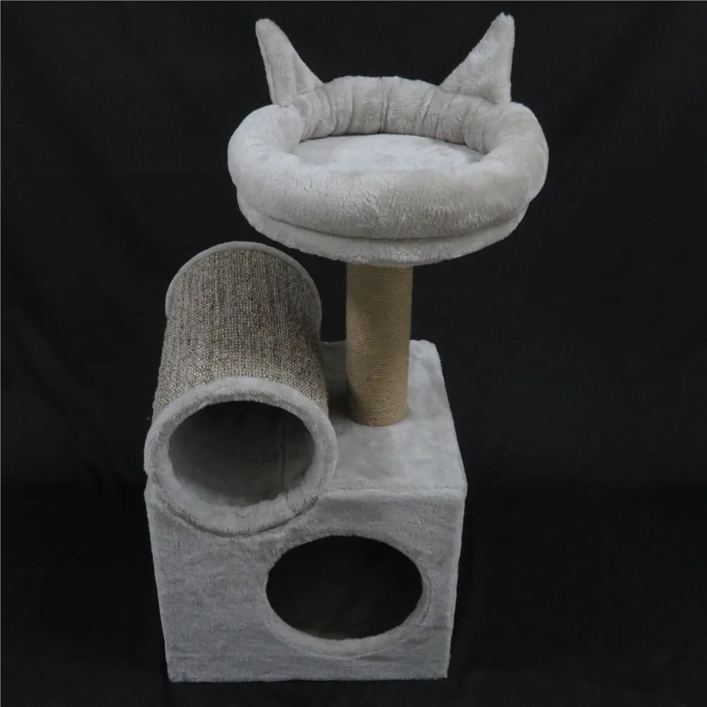 cat scratch post and bed