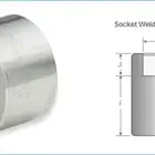 Carbon Steel Pipe Welded Coupling Sfenry Forged Carbon Steel A105 Socket Weld 3000 LB Pipe Fittings Half Coupling