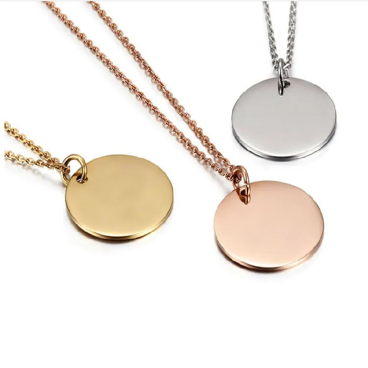 metal coin necklace