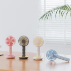 Fan Bamboo Hand Usb Fan Rechargeable USB Hand Mini Handheld Fan Portable Electrical Bamboo Air Cooling Fan