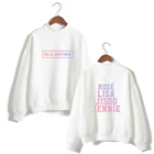 Sweatshirt Plain Sublimation Printing Off Shoulder Sweatshirt Women Fleece Pink Fleece Sweatshirt Femme