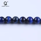 Stone Bead Strand Wholesale Stone Beads Natural Blue Color Tiger Eyes Loose Stone Strand