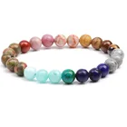 Gemstone Bracelet Gemstone Wholesale High Quality Natural Gemstone Stone 7 Chakra Healing Bracelet