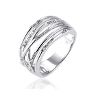 Jewelers Men Silver Leisure Style Cz Silver Jewelers Men's Wedding Bands