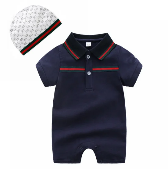 Conjunto De Ropa Para Bebé,2 Uds.,Sombrero Y Cuello Polo Creeper Con  Bordado De Abeja,Estilo Bonito Con Diseño En Oferta Para Recién Nacido -  Buy ¡nuevo Estilo! Conjunto De Ropa Para Bebé De