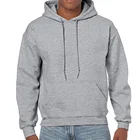 100% 100% Cotton Hoodies Blank Wholesale Custom High Quality 100% Cotton Blank Black Fleece Plain Men's Hoodies