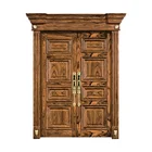 Old Door Red Wood Door Old Red American Cherry Main Double Door Wooden