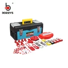 Plastic Lockout Waterproof PA Plastic Safety Industrial Lockout Box Electrical Lockout Tool Kit Box
