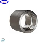 Steel Pipe Fittings Welded Coupling Sfenry Forged Carbon Steel A105 Socket Weld 3000 LB Pipe Fittings Half Coupling