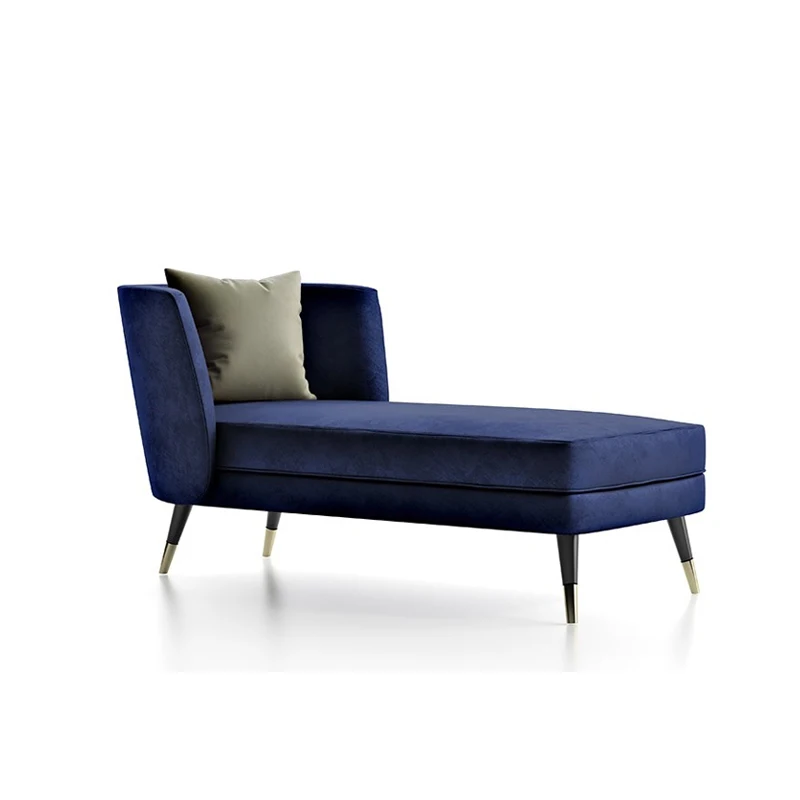 navy blue chaise lounge sofa