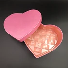 Macaron Box Gift Luxury Heart Shape Biodegradable Gift Macaron Insert Box