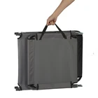 Portable Steel Outdoor Camping Folding Lay Flat Bed Chair
