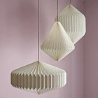 Lamp Shade Handmade Simple White Paper Lamp Shade Replacement Led Origami Lamp