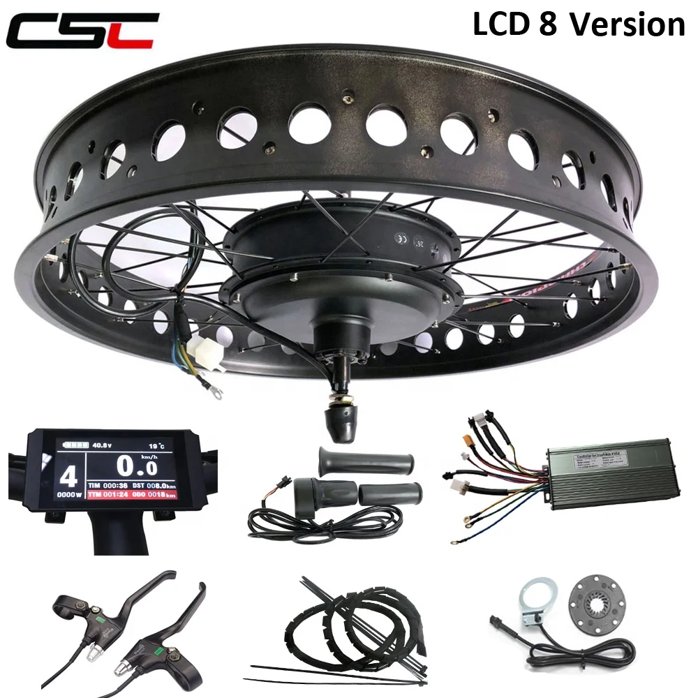 Bicycle Fat Tire Bike Hub Motor Kit 