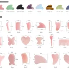 Amazon Hot Selling Custom Semi-precious Opalite Stone Gua Sha Tool Board