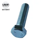 Zinc Bolts Factory Price Hex Bolt Zinc Plated Galvanized ISO 4017 Full Thread 4.8 Grade 8.8 Grade