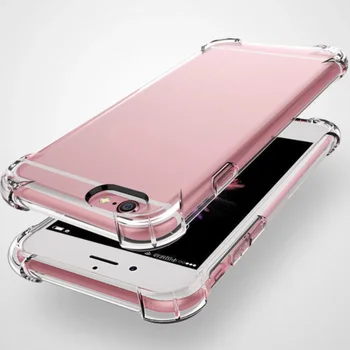 Luxury Clear Soft Silicone TPU Transparent Cell Mobile Phone Case For iPhone 5 5s SE 6 6s 7 8 Plus X XS MAX XR