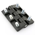 Zinc Hinge Zinc Hinge FL060-1B Zinc Alloy Butt Hinge With Threaded Studs Industrial Enclosure Hinge