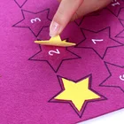 30days Wall Hanging Ramadan Holiday Felt Ramadan Countdown Advent Calendar