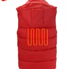 Vest Chinese Style Mens Padded Vest OEM Men Wholesale Workwear Cargo Construction Vest Election Heated Pad Vest
