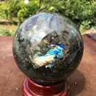 Stone Ball Stone Wholesale Natural Polished Labradorite Stone Spheres Healing Crystal Ball