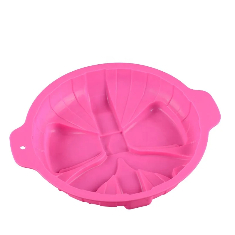 Best Sellers Large Ribbon Bowknot Design Silicone Cake Mould Mousse Mold