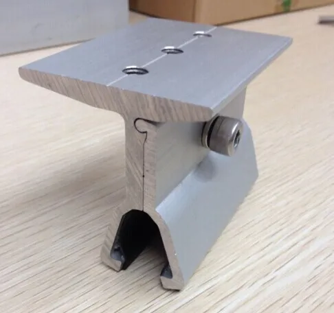 product solar panel clip lock roof mount bracket metal roof aluminum clamps for solar mounting install-11