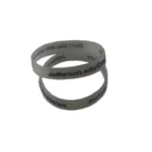 Glow In The Dark Silicone Glow In The Dark Round Silicone Rubber Wrist Band