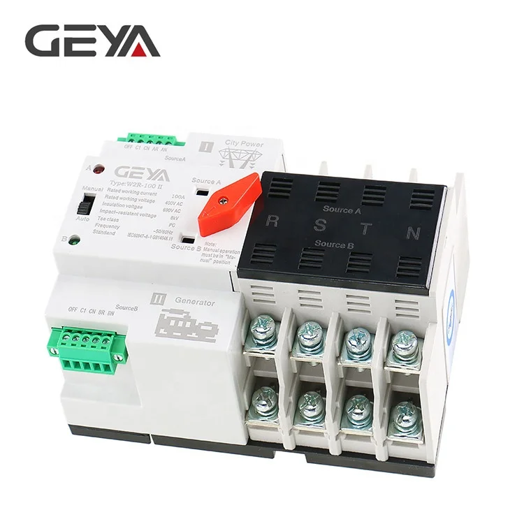 GEYA Modular AC Contactor Automatic 4P 20A 2NO 2NC 220V 50Hz Household Din Rail 