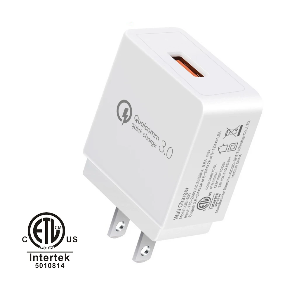 Relativiteitstheorie feedback bout Quick Charge 3.0 For Support Scp Fcp Vooc Oppo Usb Charger With 2 Pin Us  Plug Single Port 18w Qualcomm 3.0 Wall Charger - Buy Quick Charge 3.0 Wall  Charger,Qualcomm 3.0 Usb