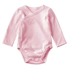 Clothes Baby Baby Overall Low MOQ Solid Color Kids Clothes Plain Baby Bodysuit