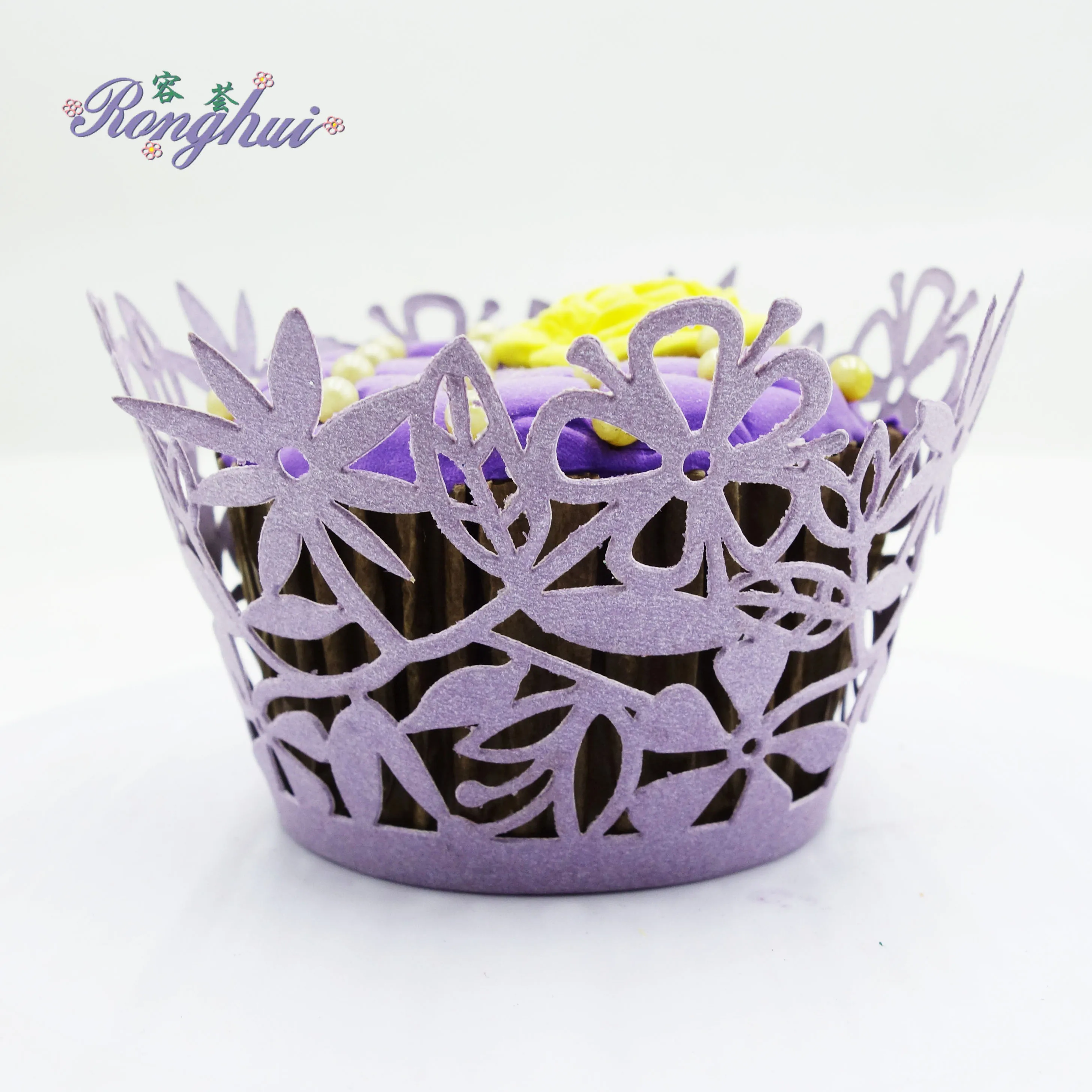 decor wedding birthday party baby shower wrap laser cut cupcake