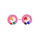 Gift Sticker Promotional Gift 8 Celsius Color Changing Sticker Temperature